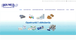 Desktop Screenshot of holmed.com.pl